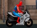 Spiel Spider-Man auf einem Motorrad  Online