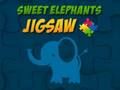Spiel Süße Elefanten-Puzzle  Online