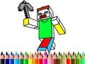 Spiel Zurück in die Schule: Minecraft Coloring  Online