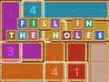 Spiel Füllen Sie die Löcher aus  Online