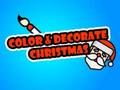 Spiel Weihnachten ausmalen und dekorieren  Online