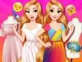 Spiel Prinzessinnen-Outfit-Färbung  Online
