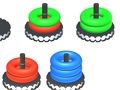 Spiel Stapelübereinstimmung: Farbringspiel  Online