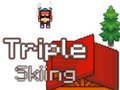 Spiel Dreifach-Skifahren 2D Online Spiel Dreifach-Skifahren 2D Online
