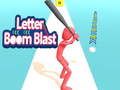 Spiel Buchstabe Boom Blast  Online