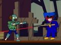 Spiel Huggy Wuggy gegen Zombies  Online