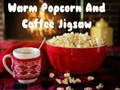 Spiel Warmes Popcorn und Kaffeepuzzle  Online