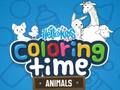 Spiel HelloKids Ausmalzeit Tiere  Online