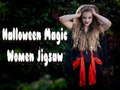 Spiel Halloween magische Frauen-Puzzle  Online