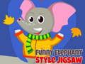 Spiel Lustiges Elefanten-Puzzle  Online