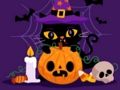 Spiel Grumpy Halloween Cats Puzzle  Online