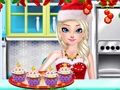 Spiel Gefrorener Weihnachts-Cupcake-Maker  Online