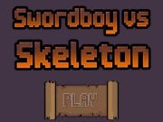 Spiel Schwertjunge gegen Skelett  Online