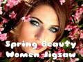 Spiel Frühlings-Schönheits-Frauen-Puzzle  Online