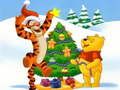 Spiel Winnie the Pooh Weihnachtspuzzle  Online