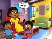 Spiel Kinder bereit für eine Oma-Geschichte Online
