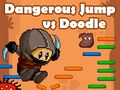 Spiel Gefährlicher Sprung gegen Doodle  Online