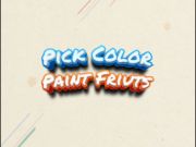 Spiel Wählen Sie Farbe malen Früchte  Online