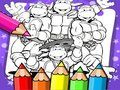 Spiel Ninja-Schildkröten-Malbuch  Online