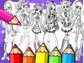 Spiel Monster High-Malbuch  Online