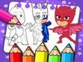 Spiel PJ Masks Malbuch  Online