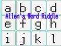 Spiel Allens Worträtsel  Online