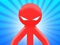 Spiel Red Stickman gegen Monster School  Online