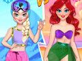 Spiel Sommer-gegen-Winter-Prinzessinnen-Kampf  Online