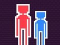 Spiel Rotes Strichmännchen und blaues Strichmännchen  Online