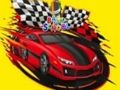 Spiel Zurück zur Schule: Malbuch für Rennwagen  Online