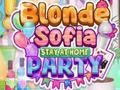 Spiel Blonde Sofia bleibt zu Hause Party  Online