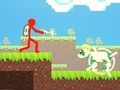 Spiel Red Stickman gegen Monster School 2  Online