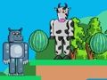 Spiel Nilpferd gegen Kuhmonster  Online