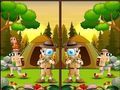 Spiel Finde 5 Unterschiede Camping  Online