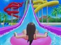 Spiel Bergaufsturm Wasserpark 3D Online