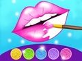Spiel Glitzer-Lippen-Färbespiel  Online