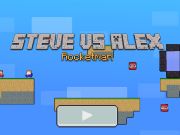 Spiel Steve gegen Alex Rocketman  Online