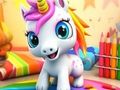 Spiel Malbuch: Einhorn  Online