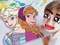 Spiel Malbuch: Gefroren  Online