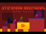 Spiel Stickman Brothers Nether Parkour Online