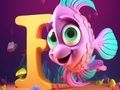 Spiel Malbuch: Buchstabe F  Online