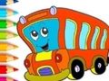 Spiel Malbuch: Bus  Online