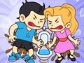 Spiel Toiletten-Rush-Rennen: Puzzle zeichnen  Online