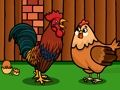 Spiel Rette die Hahnenfamilie  Online