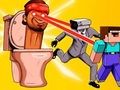 Spiel Skibidi-Toilette und Nubik-Überlebende  Online