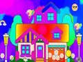 Spiel Malbuch: Haus  Online
