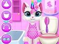Spiel Tägliche Pflege für Kitty-Einhorn  Online