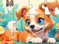 Spiel Puzzle: Hund und Garten  Online