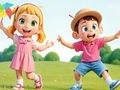 Spiel Malbuch: Kindertag  Online