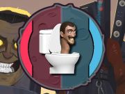 Spiel Skibidi Toiletten-Pong  Online